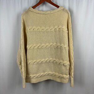 Vintage Linda Dresner Cable Knit Sweater